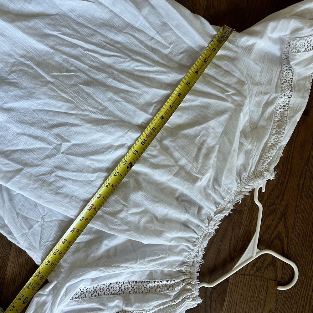Sundance White Long Sleeve Top with Lace Detail - Picture 9 of 9